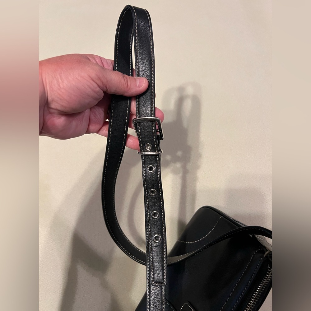COACH Hampton 7540 Black Demi Buckle SOHO Crossbody Mini Bag Vintage Y2K - Picture 14 of 14